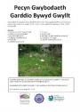 Pecyn Gwybodaeth Garddio Bywyd Gwyllt